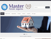 Tablet Screenshot of masterforum-seguros.com